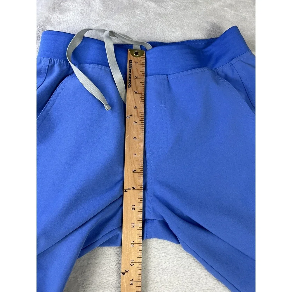 FIGS Axim Scrub Pants Men XS Blue Technical Collection Cargo Drawstring T2001